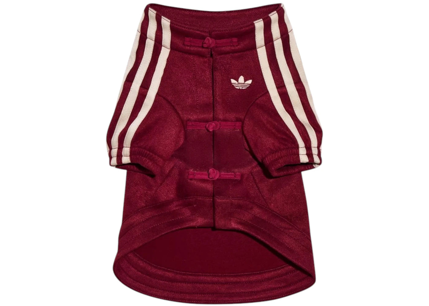 adidas Pet CTT Chinese Style Soft Track Top Collegiate Burgundy -1