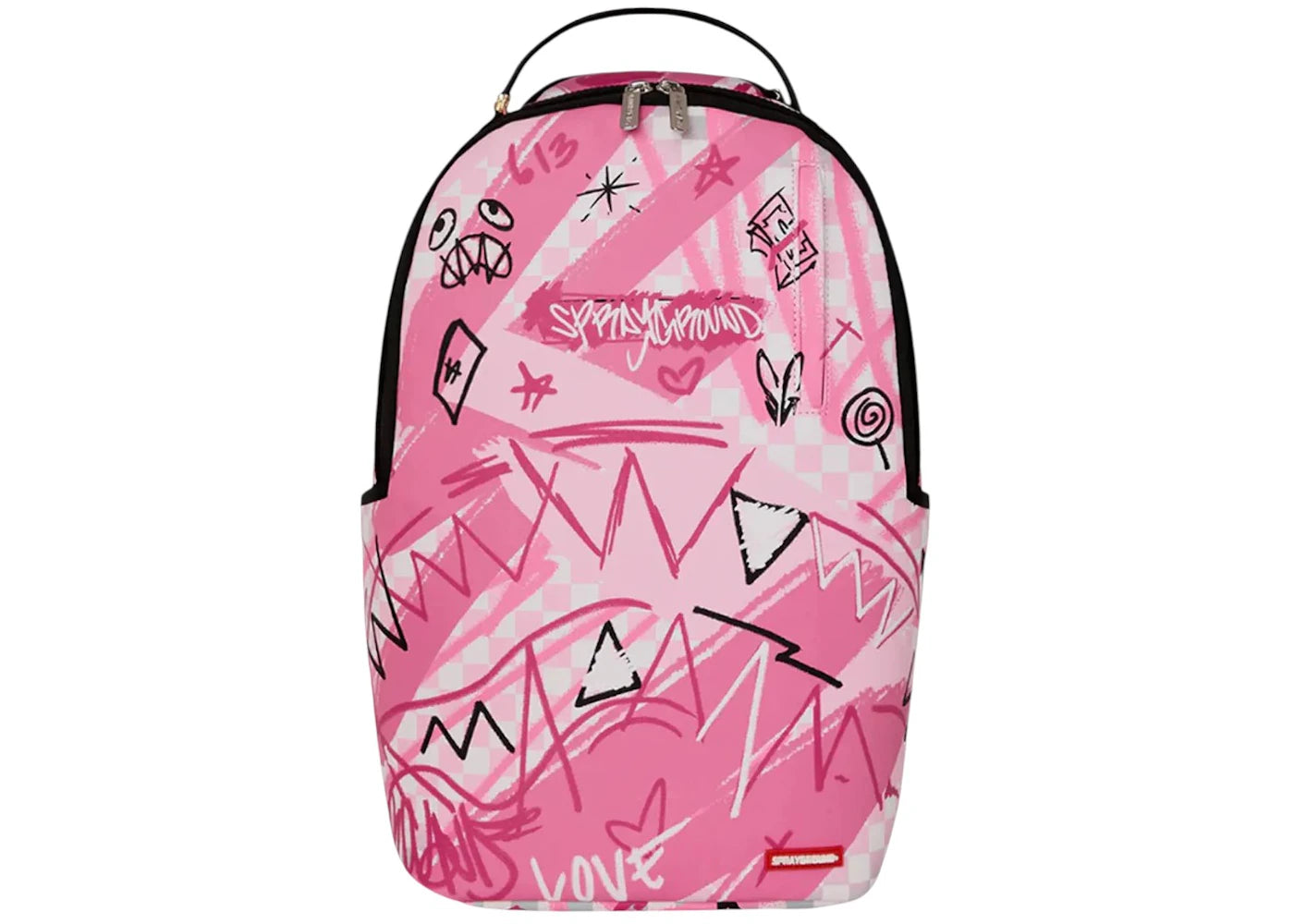 Sprayground Smoke Check DLXSV Backpack Pink -1