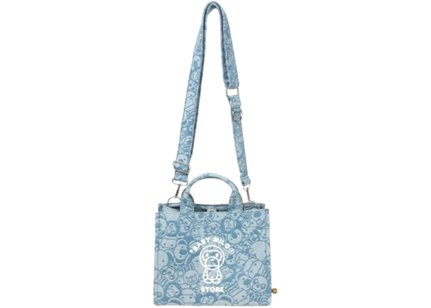 BAPE Baby Milo & Friends Small Tote Bag Sky Blue -1