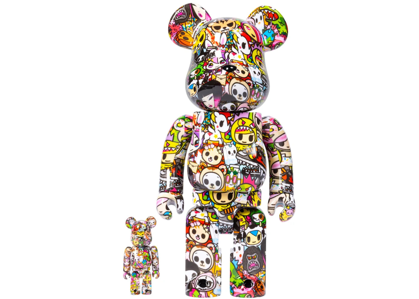 Bearbrick Tokidoki 20th Anniversary 100% & 400% Set -1