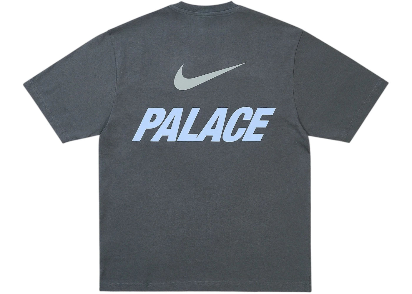 Palace x Nike Font Swoosh T-shirt Charcoal -1
