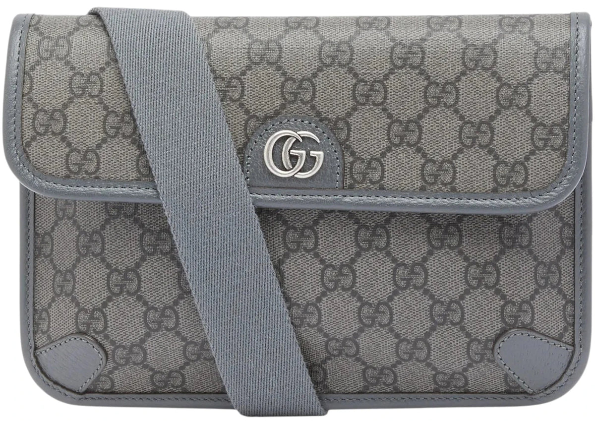 Gucci GG Supreme Jacquard Belt Bag Dark Grey -1