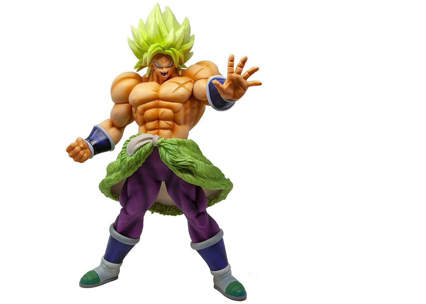 Banpresto Dragon Ball Super King Clustar Super Saiyan Broly Full Power Figure Green -1