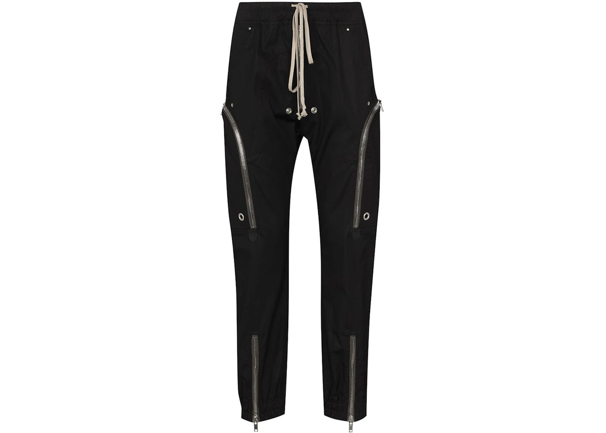 Rick Owens Fogachine Bauhaus Cargo Trousers Black -1