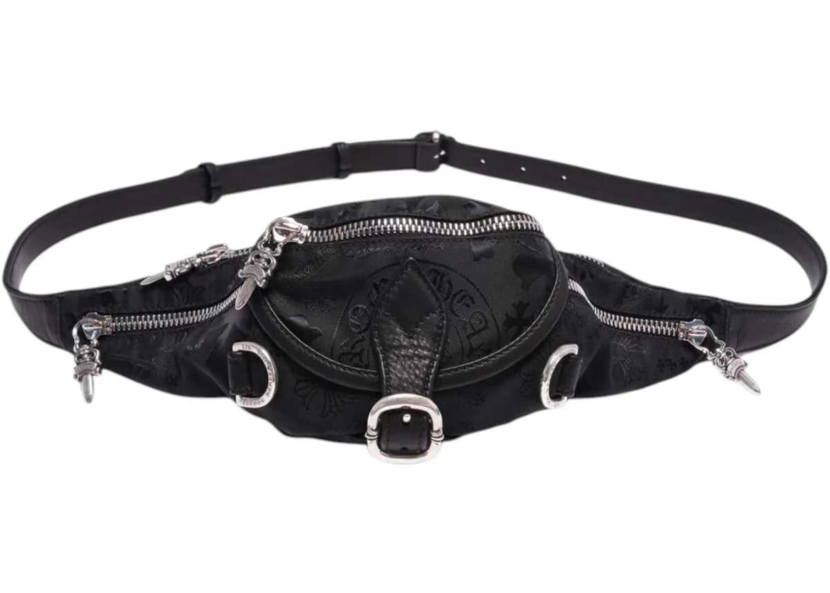 Chrome Hearts Nylon Stencil Mini Snatpack Black -1
