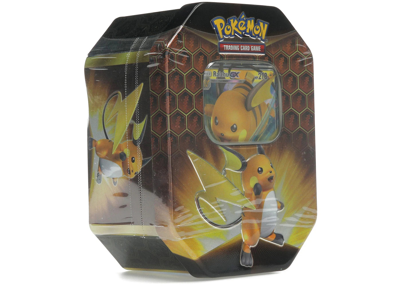 2019 Pokemon Hidden Fates Raichu Tin -1