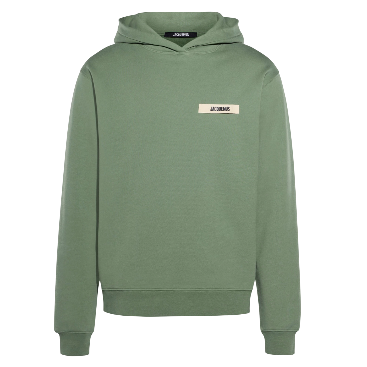 Le Hoodie Gros Grain Jacquemus Khaki -1