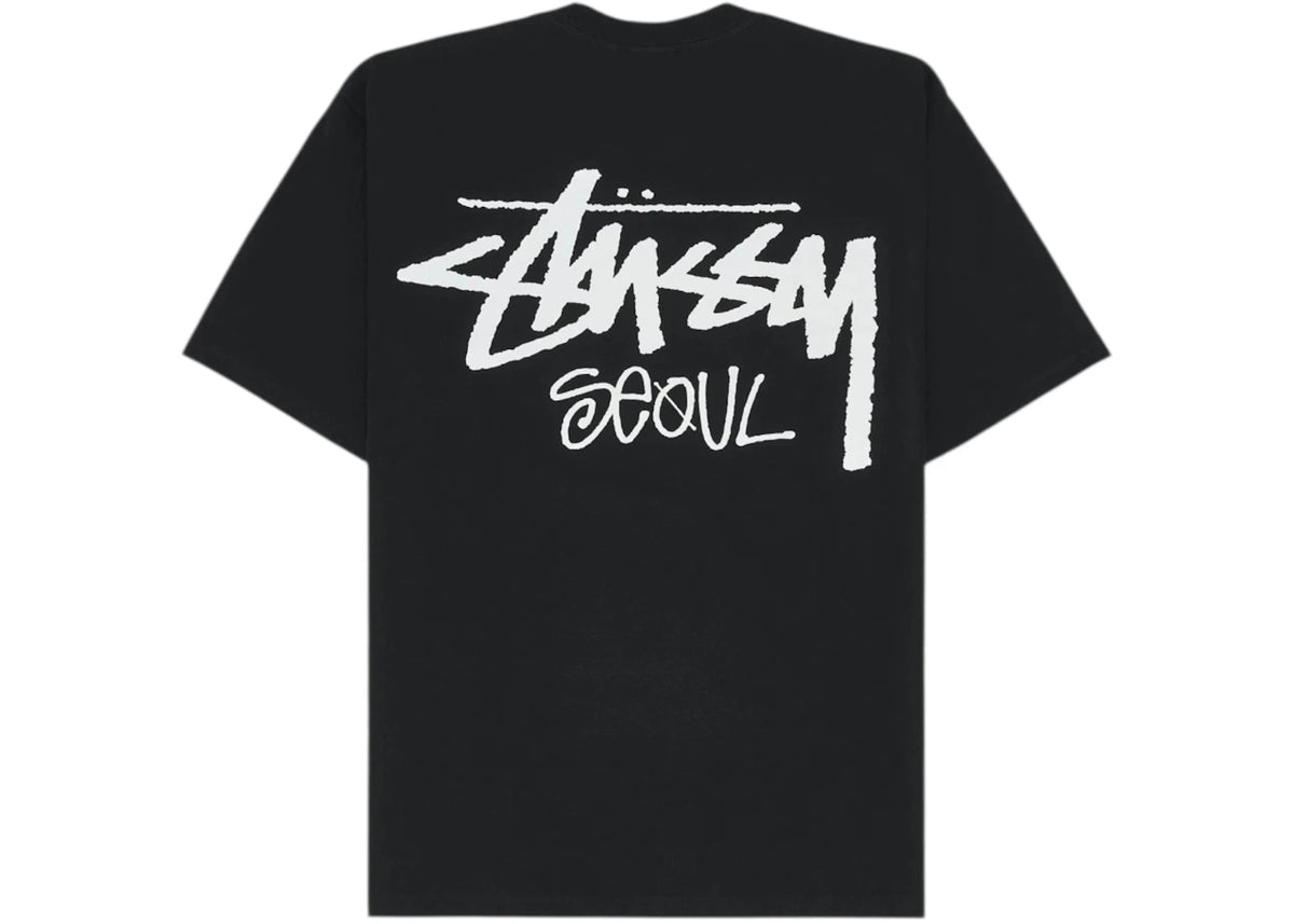 Stussy Stock Seoul Exclusive T-shirt Black -1