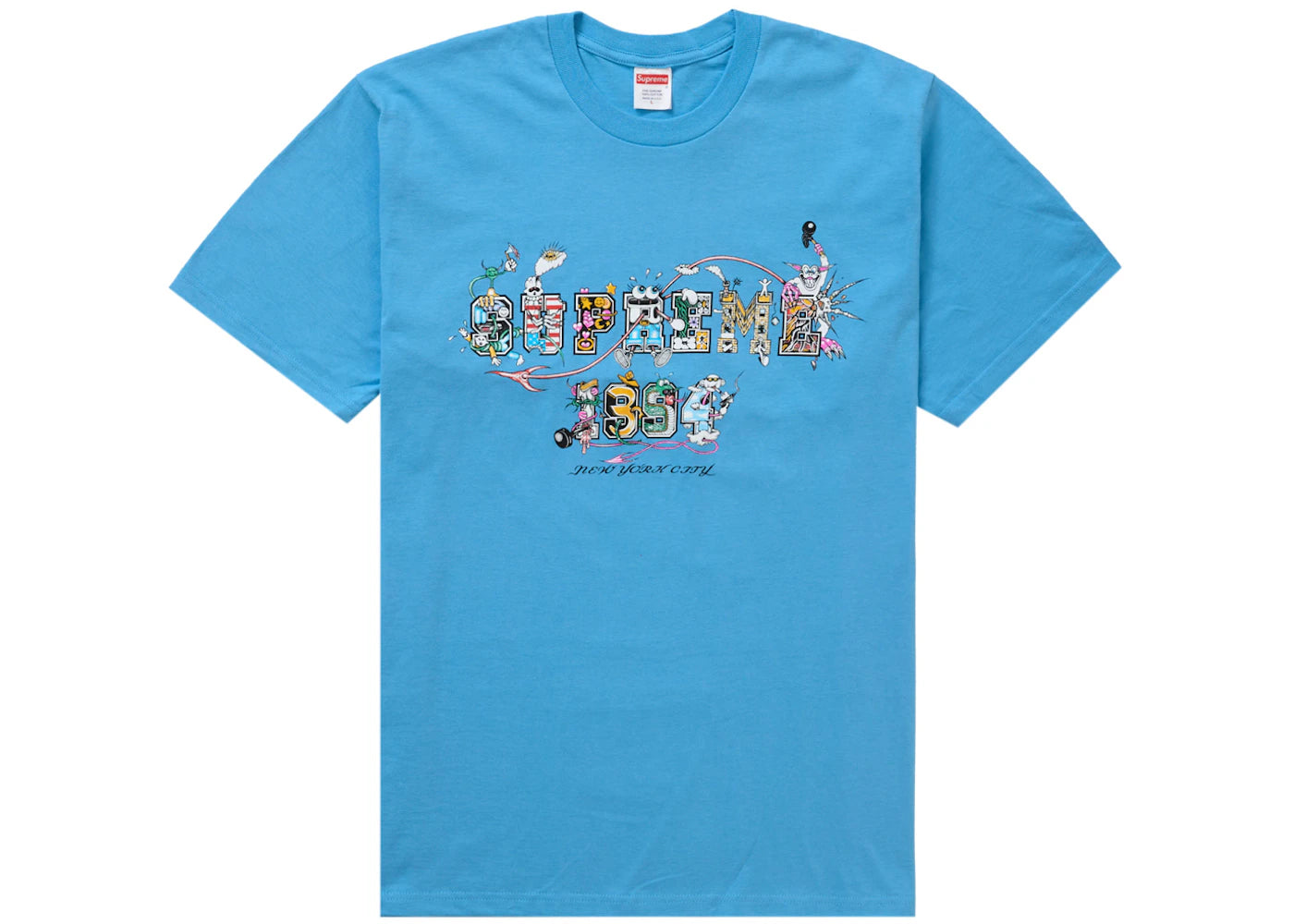 Supreme Varsity Tee Bright Blue -1