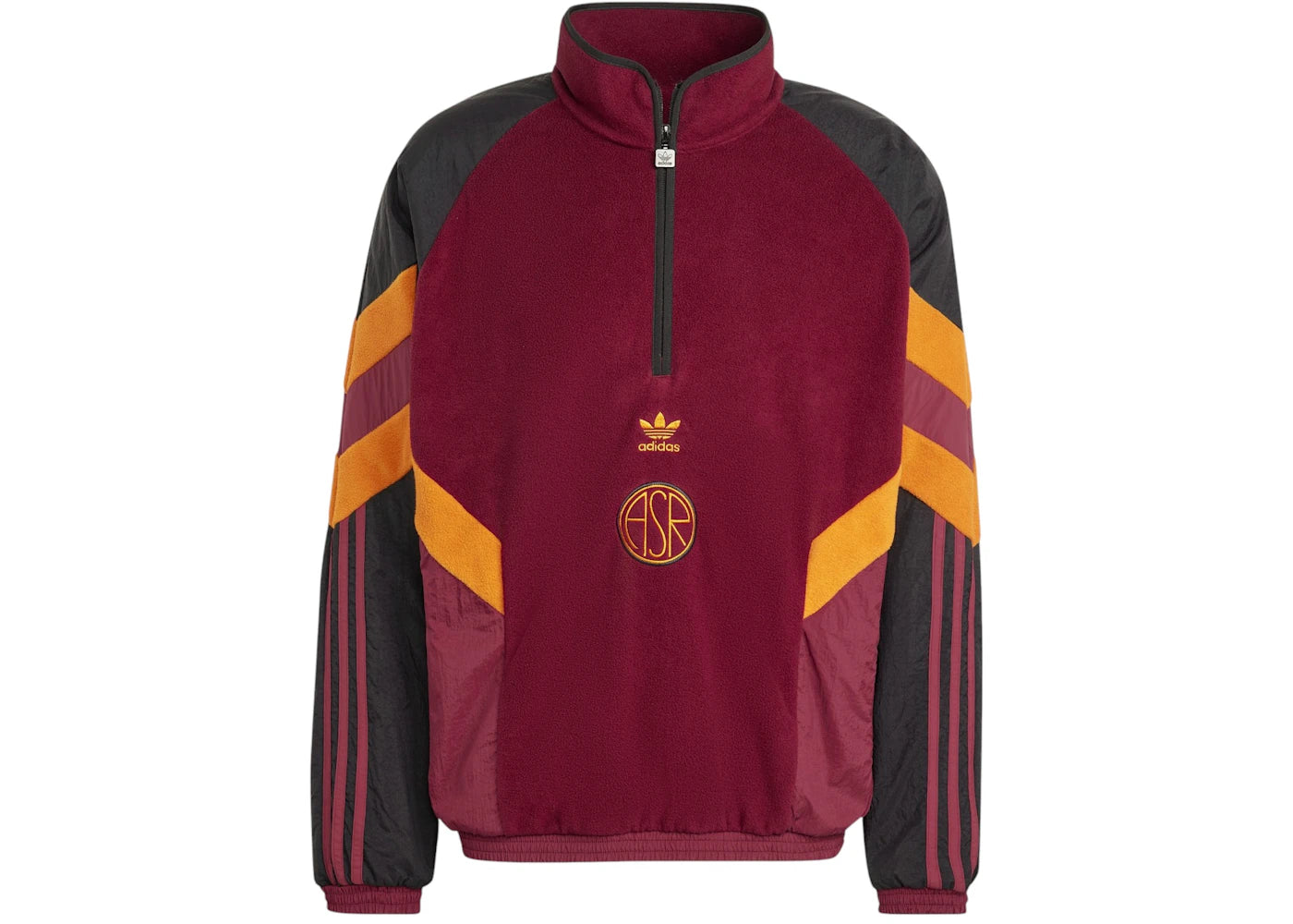 adidas Polar Fleece Sweatshirt Team Coll Burgundy 2 -1