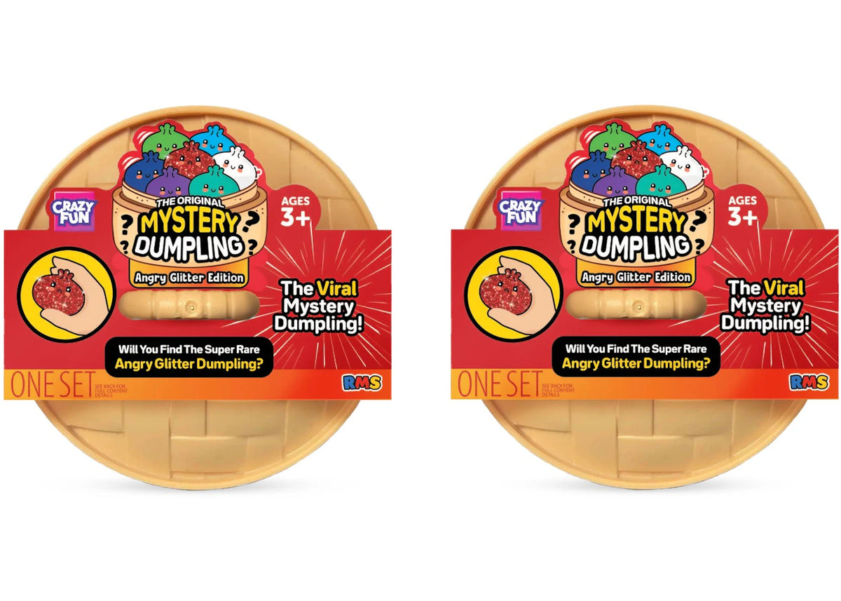 Squishy Bun The Original Mystery Squishy Dumpling (Angry Glitter Dumpling Edition) Blind Box 2x Lot -1