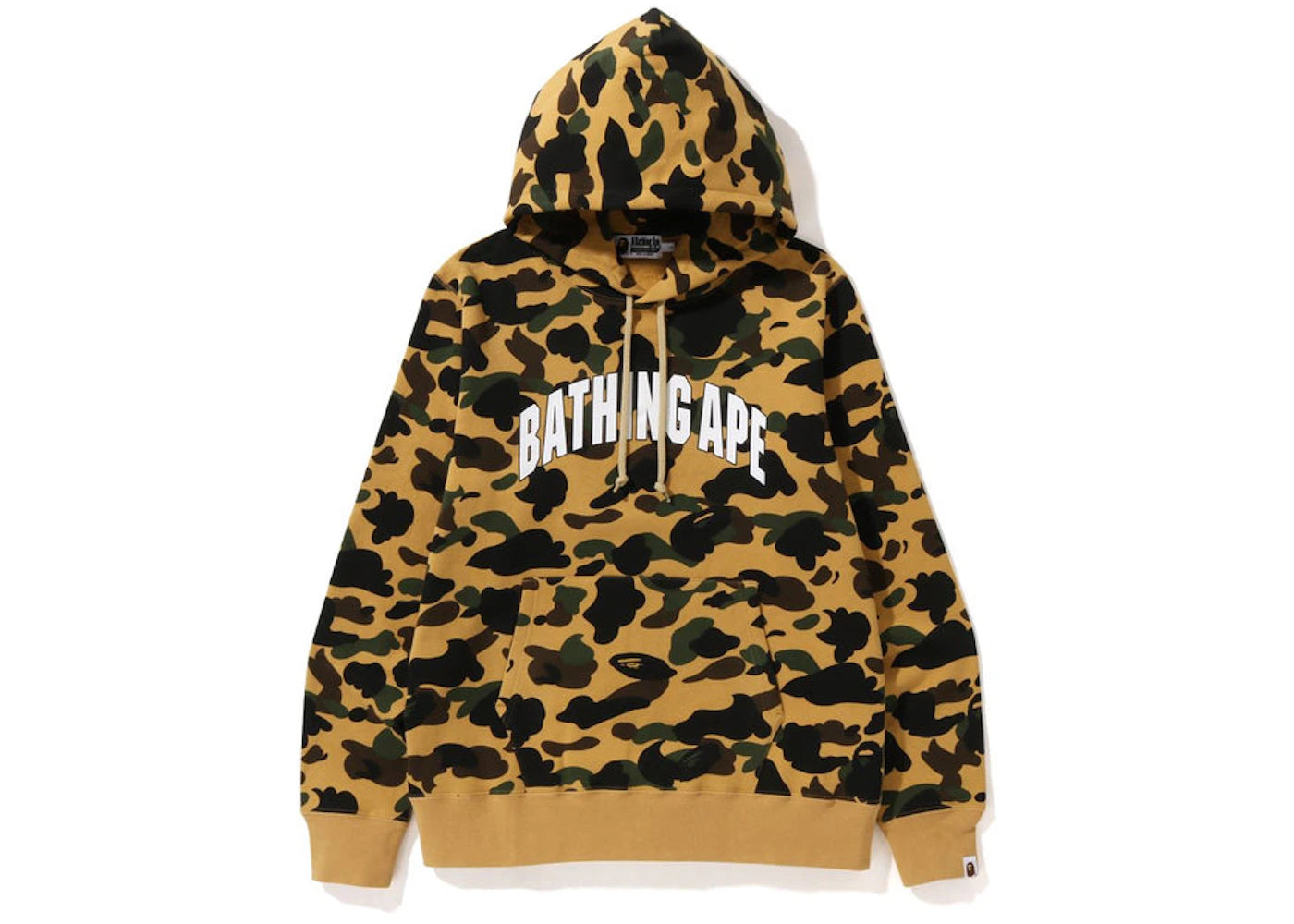 BAPE 1St Camo Pullover Hoodie (FW22) Yellow -1