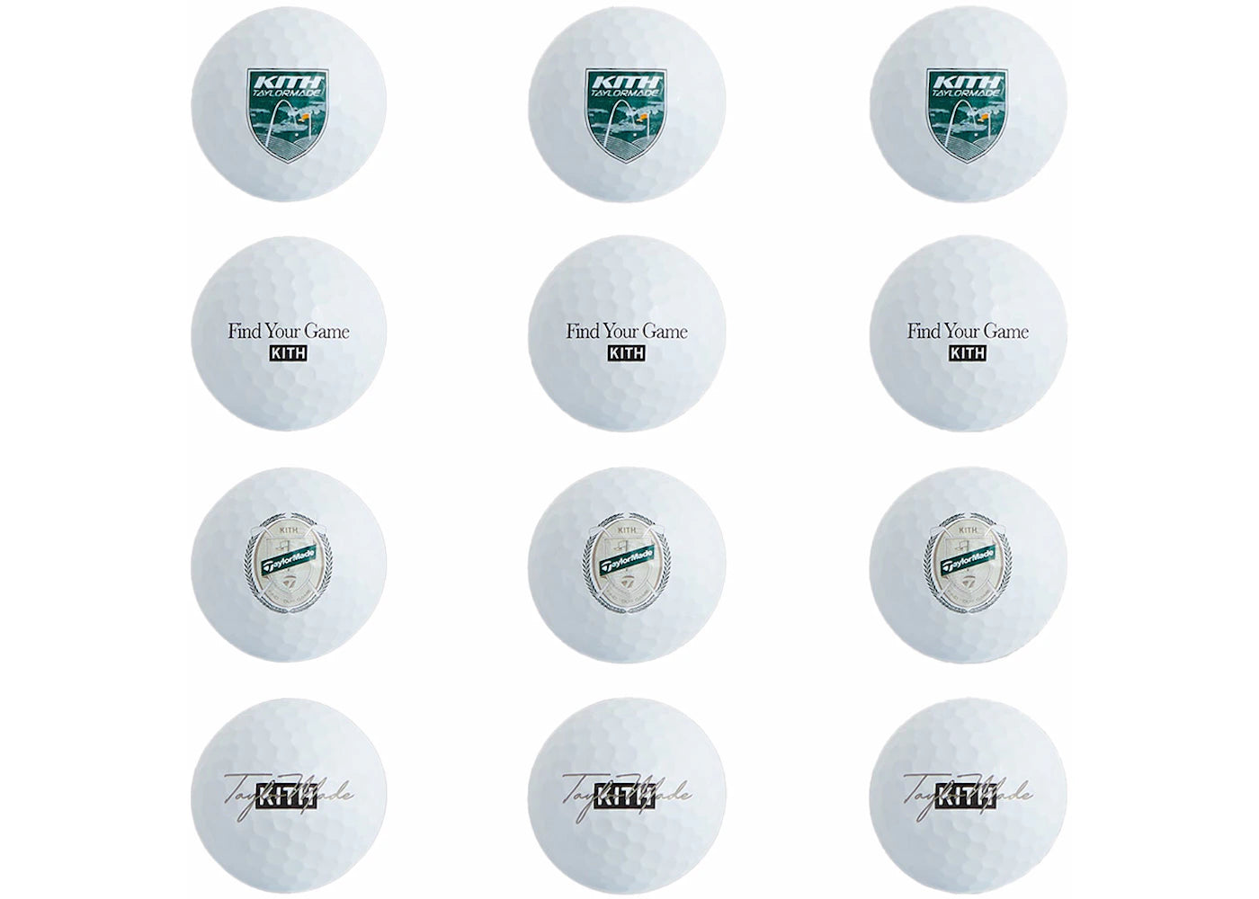 Kith TaylorMade TP5 Golf Ball (12 Pack) Multicolor -1