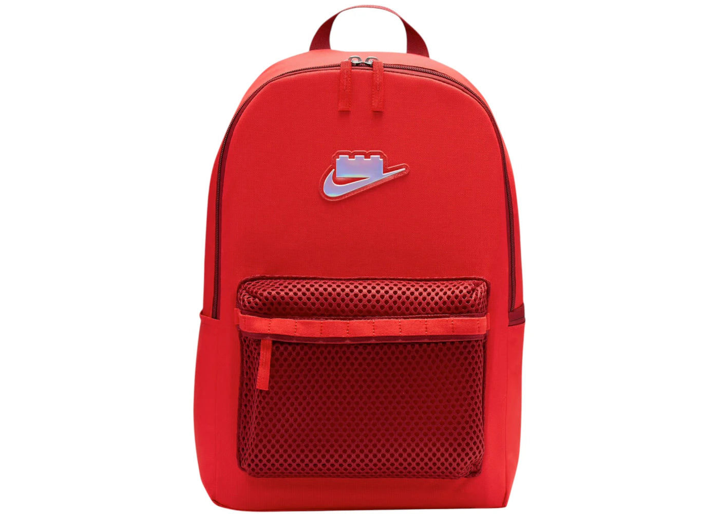 Nike x LEGO Collection Heritage 25L Backpack Rush Red/Dark Cayenne/Metallic Silver -1