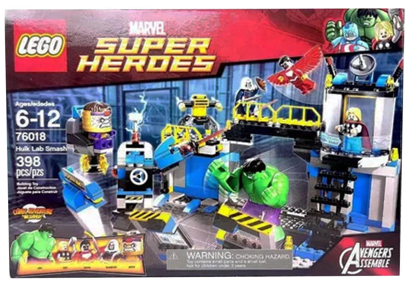 LEGO Marvel Super Heroes Avengers: Hulk Lab Smash Set 76018 -1