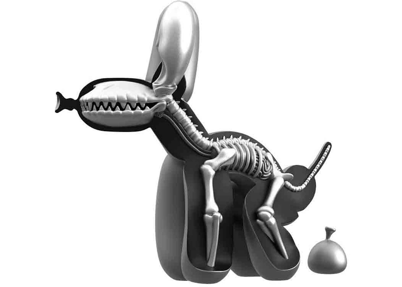 Whatshisname x Jason Freeny x Mighty Jaxx Dissected Popek (Space Grey Edition) Figure -1