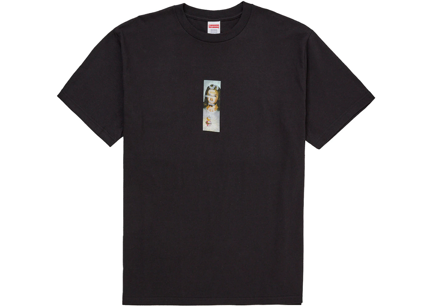 Supreme Prayer Card Box Logo Tee Black -1