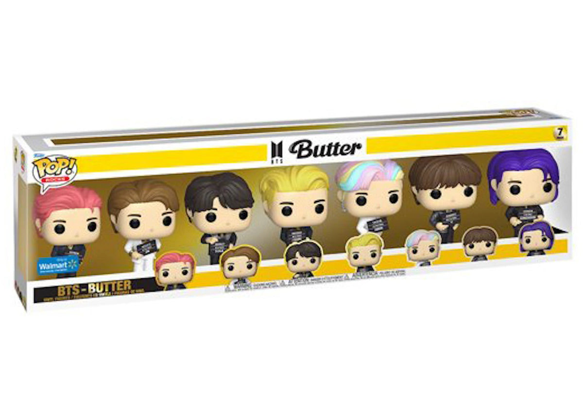 Funko Pop! Rocks BTS Butter Walmart Exclusive 7-Pack -1