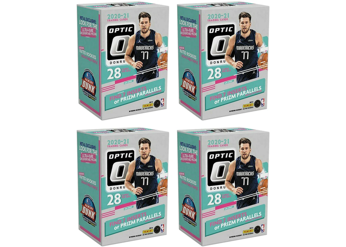 2020-21 Panini Donruss Optic Basketball Blaster Box 4x Lot -1