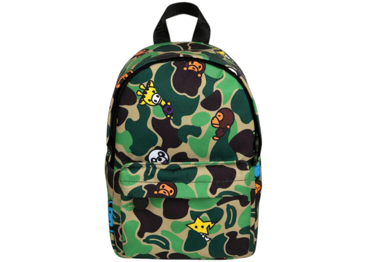 BAPE ABC Milo All Friends Mini Backpack (SS25) Green -1