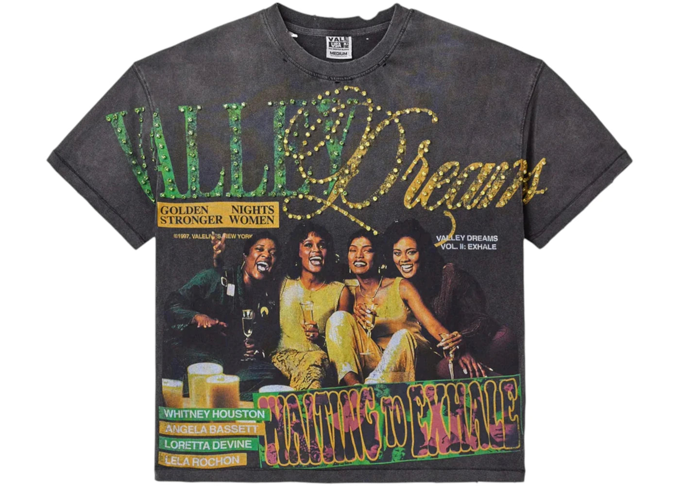 Vale Forever Xhale Bling Tee Black -1