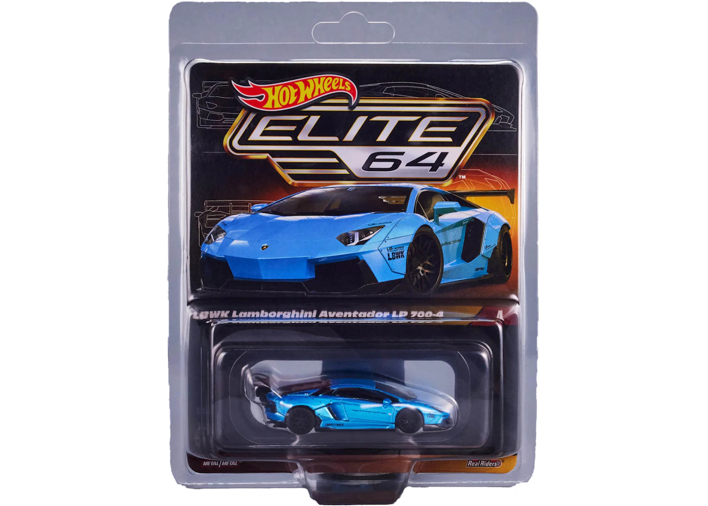 Hot Wheels Collectors Elite 64 Series LBWK Lamborghini Aventador LP 700-4 -1