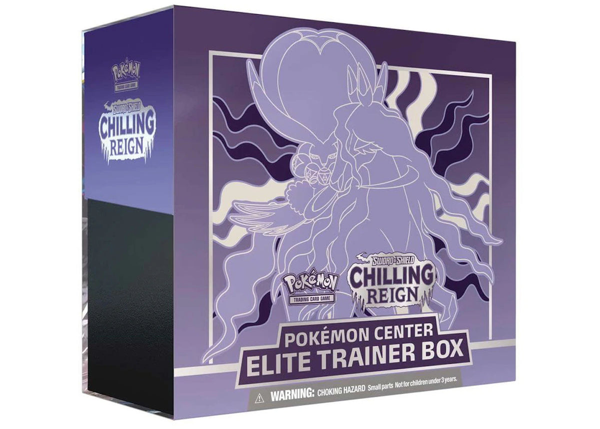 Pokémon TCG Sword & Shield Chilling Reign (Pokémon Center Exclusive) Elite Trainer Box (Shadow Rider Calyrex) -1