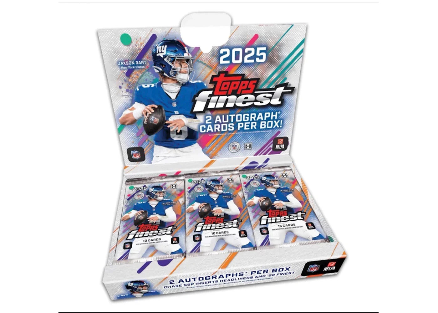 2025 Topps Finest Football NFL Hobby Box -1