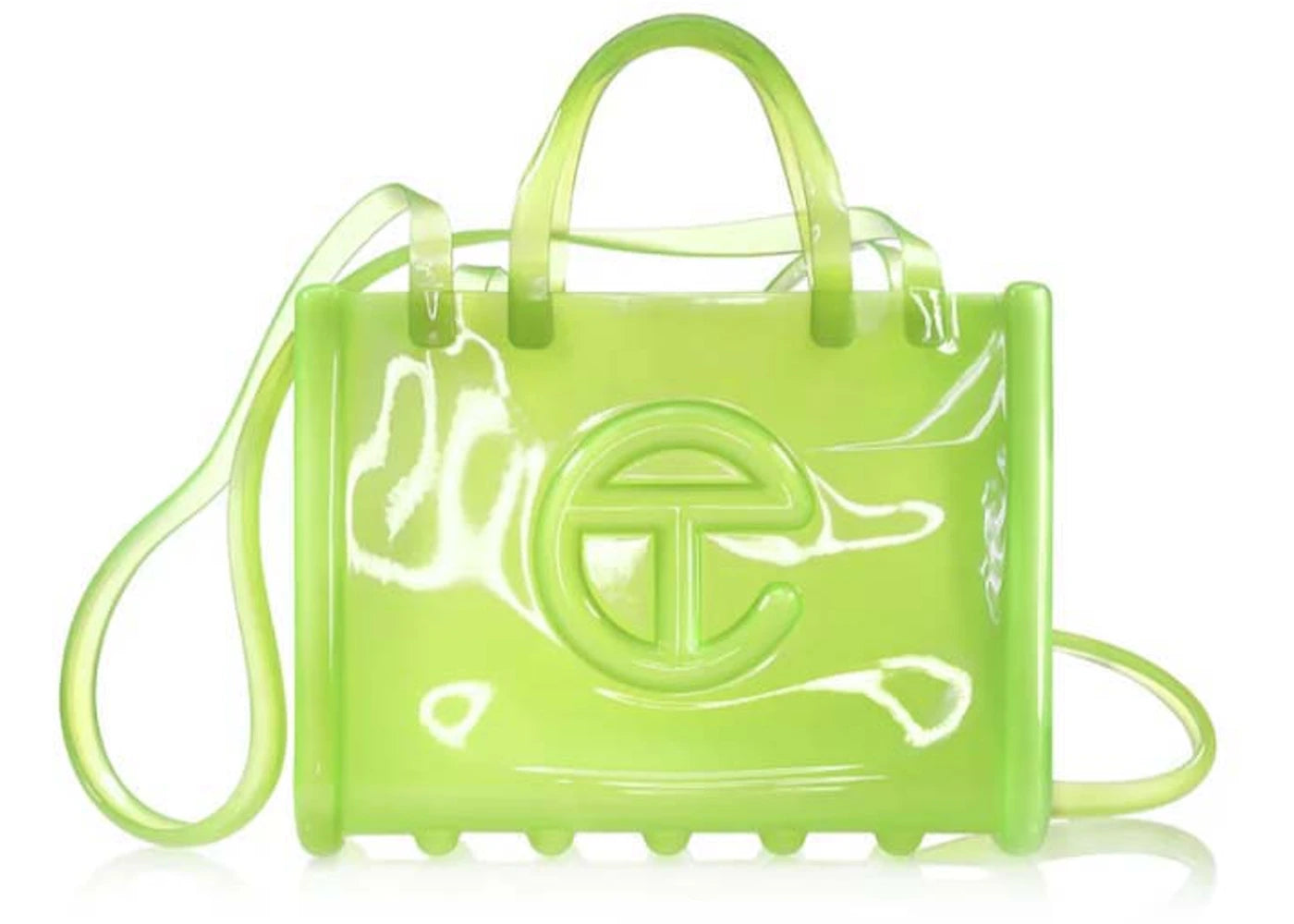 Telfar x Melissa Medium Jelly Shopper Green -1