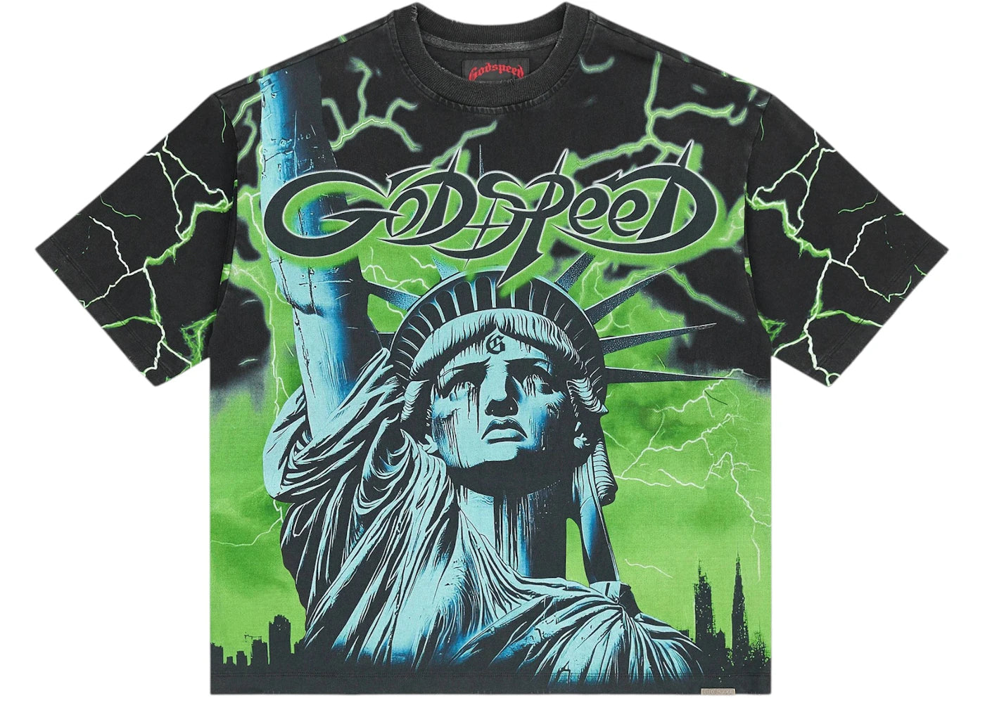 Godspeed Voltage T-Shirt Lime -1