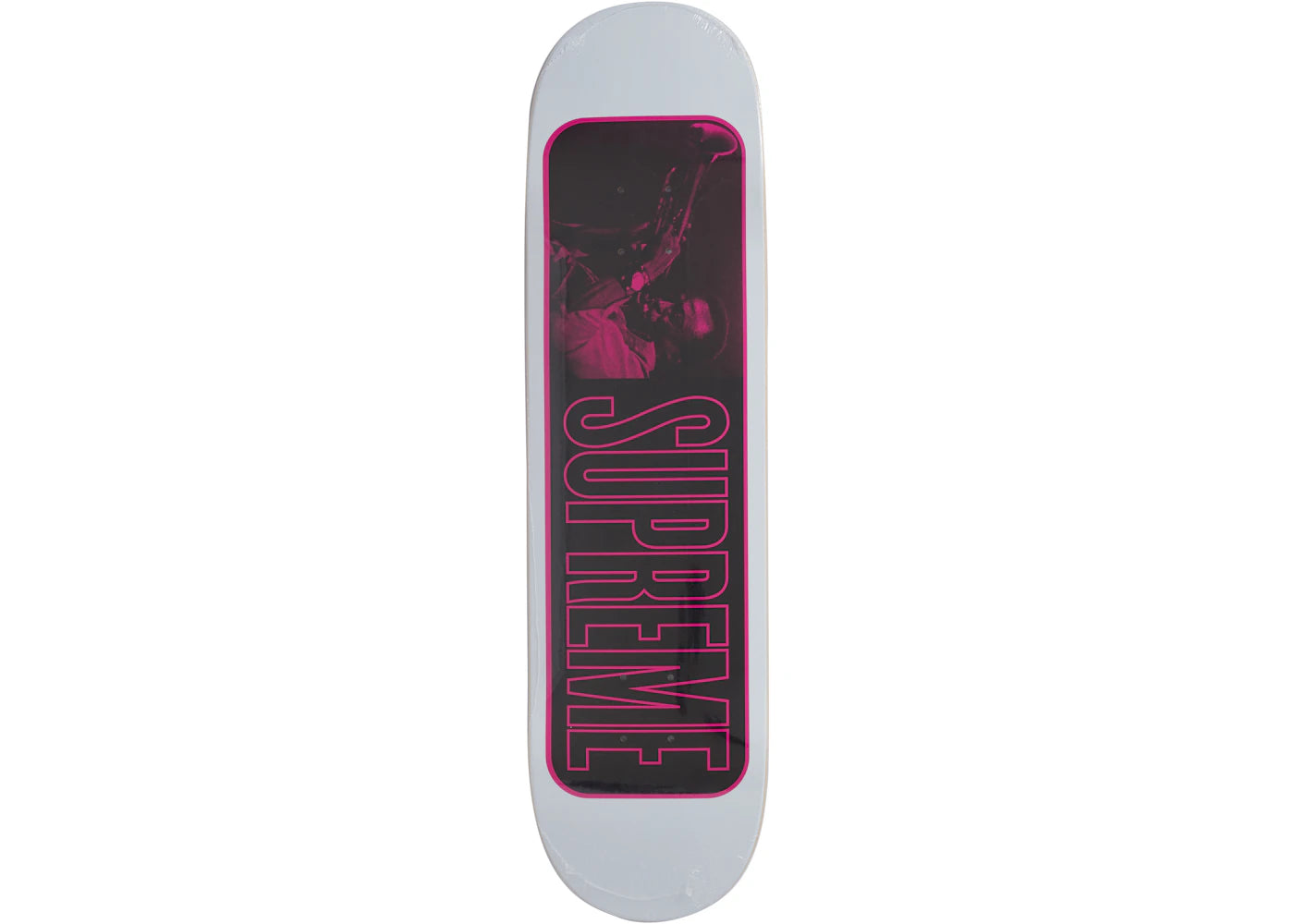 Supreme Miles Davis Skateboard Deck White -1