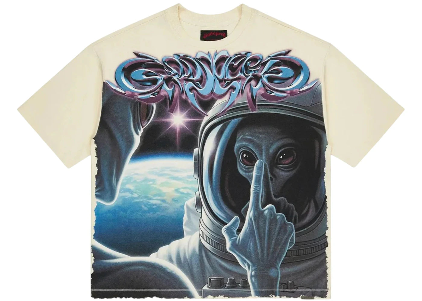 Godspeed First Contact 2 T-shirt Bone -1