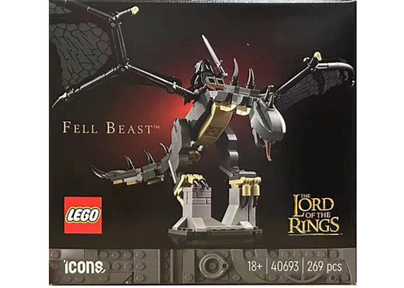 LEGO Icons The Lord of the Rings Fell Beast Set 40693 -1