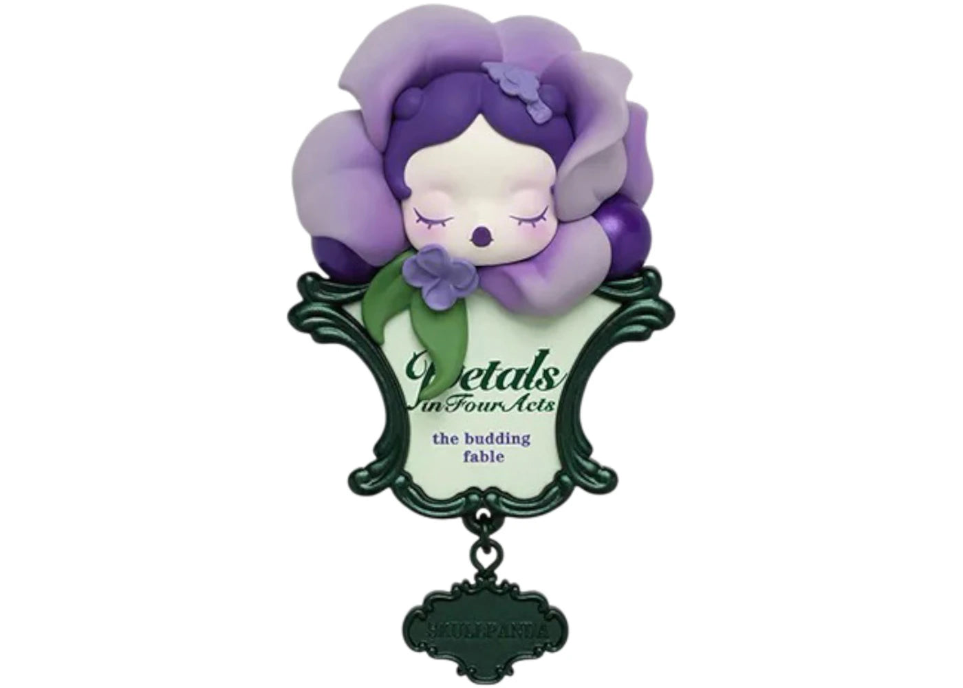 Pop Mart SKULLPANDA Petals in Four Acts Series The Budding Fable Fridge Magnet -1