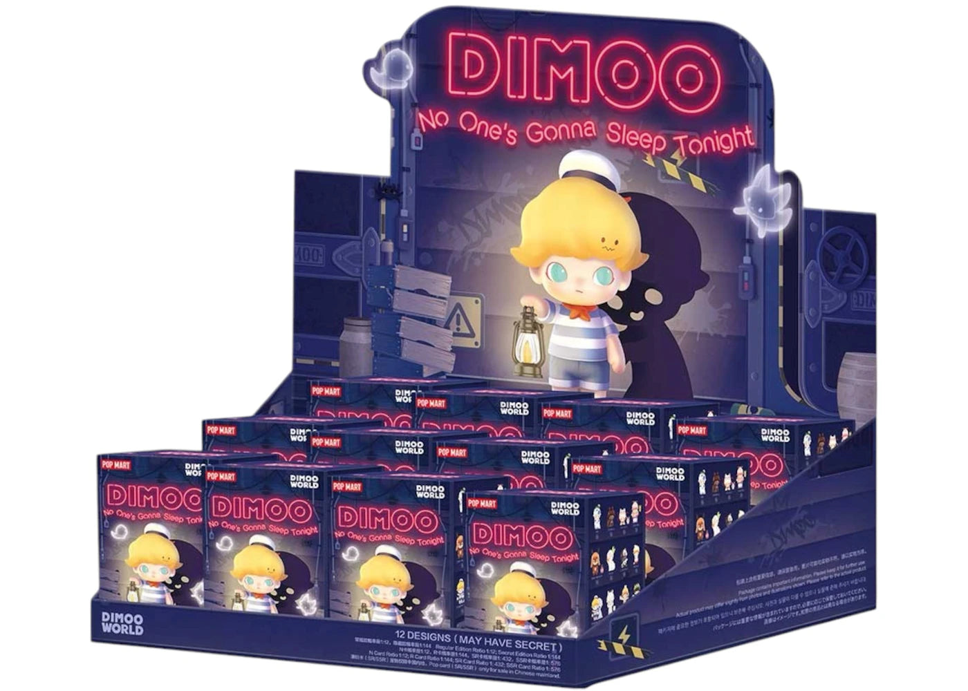 Pop Mart Dimoo No One's Gonna Sleep Tonight Series Figures Sealed Case (12 Blind Box) -1