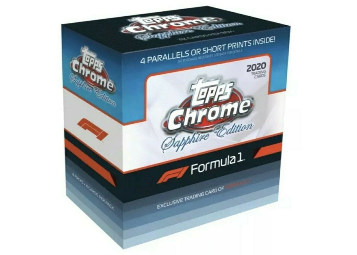 2020 Topps Chrome Sapphire Formula 1 Racing Box -1