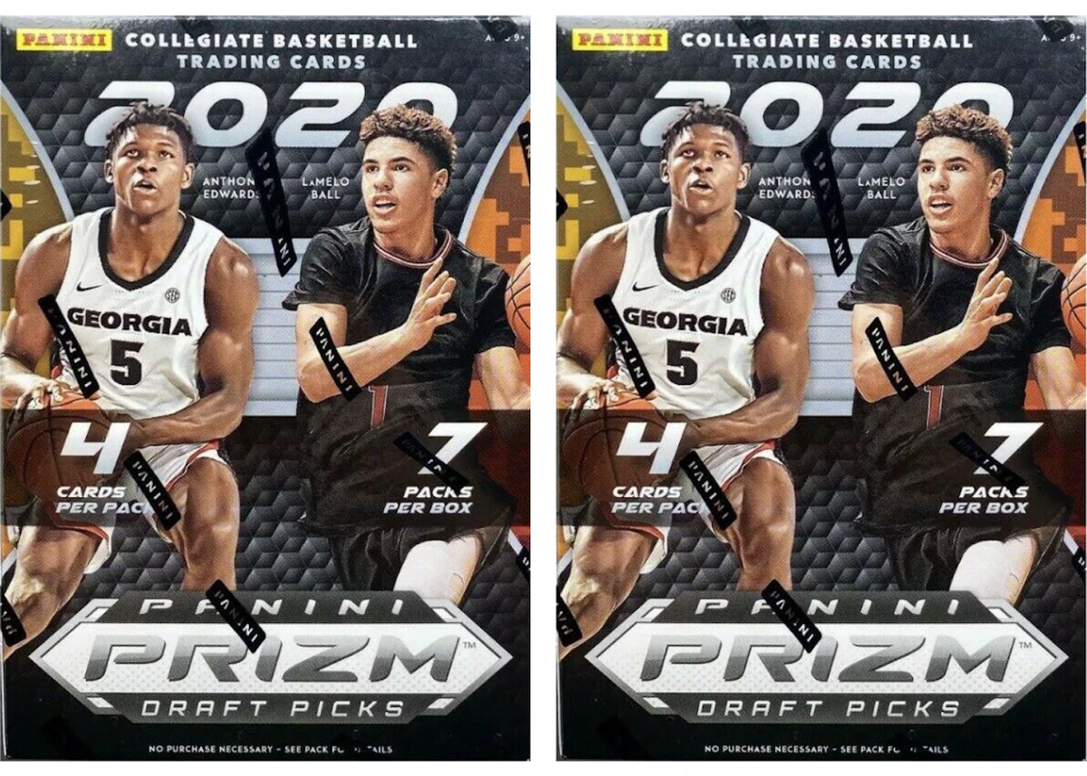 2020 Panini Prizm Draft Picks Basketball Blaster Box 28 ct. 2x Lot -1