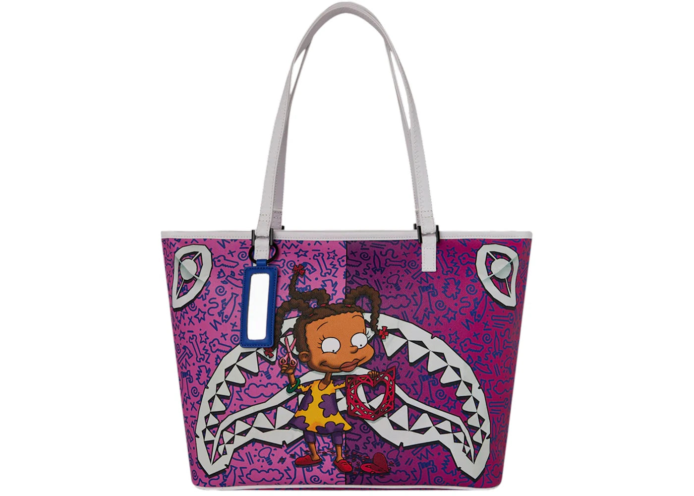 Sprayground Rugrats Susie Paper Hearts Tote Multicolor -1