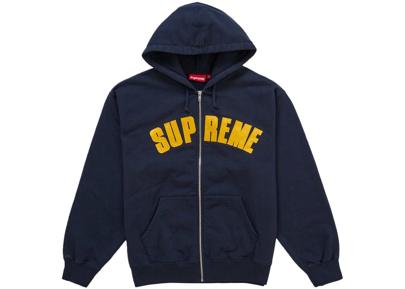 Supreme Larry Clark Zip Up Hooded Sweatshirt Navy -1