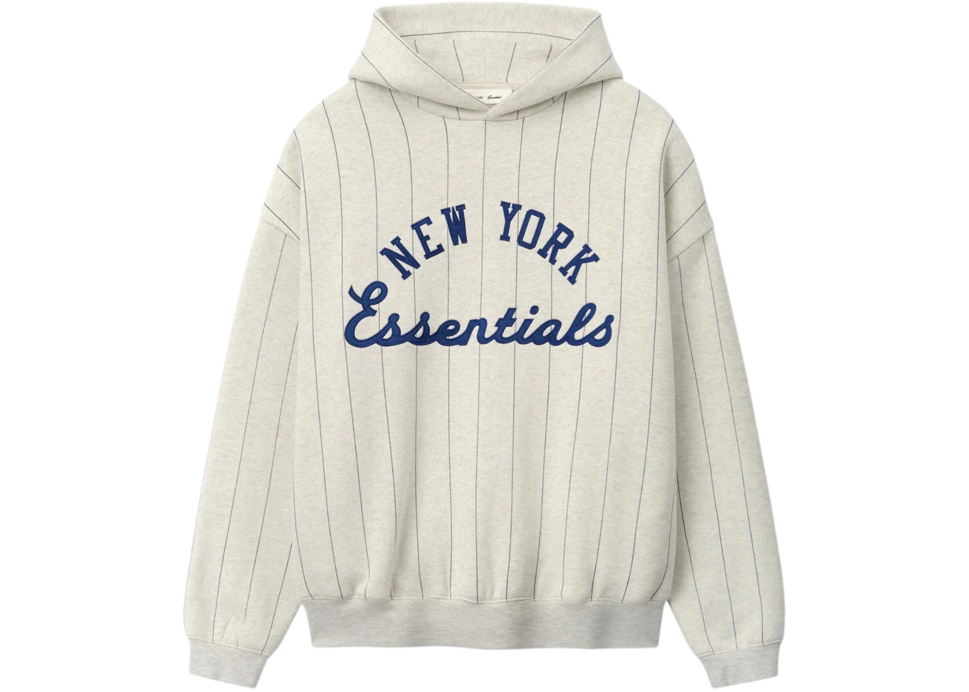 Fear of God Mets Sport Hoodie (Oatmeal Heather Dark Sapphire Pinstripes) -1