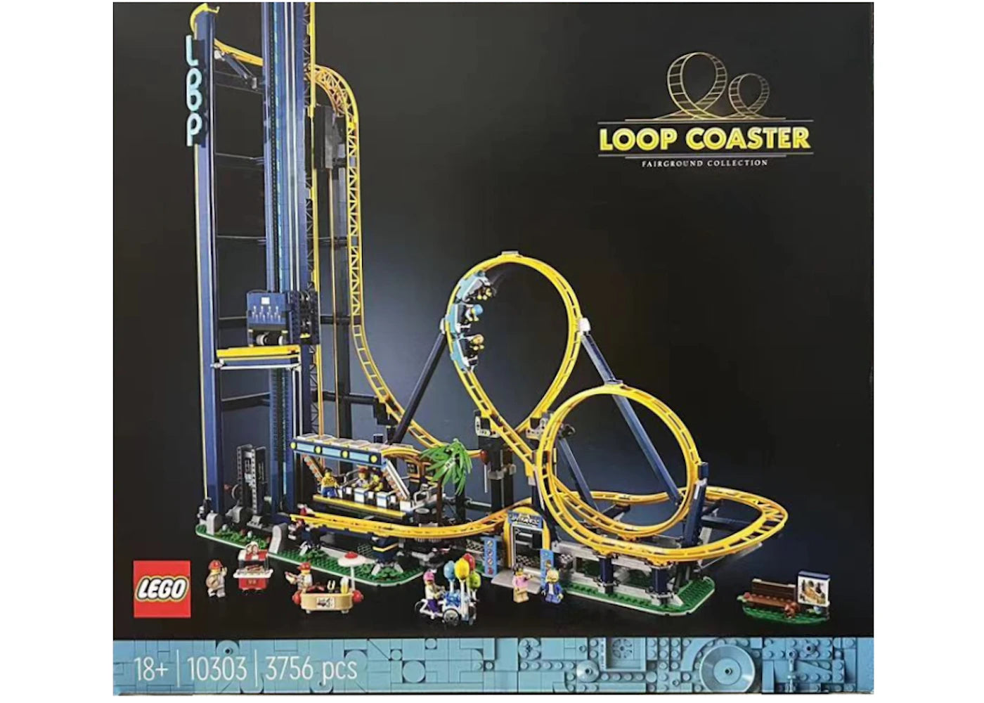 LEGO Icons Fairground Collection Loop Coaster Set 10303 -1