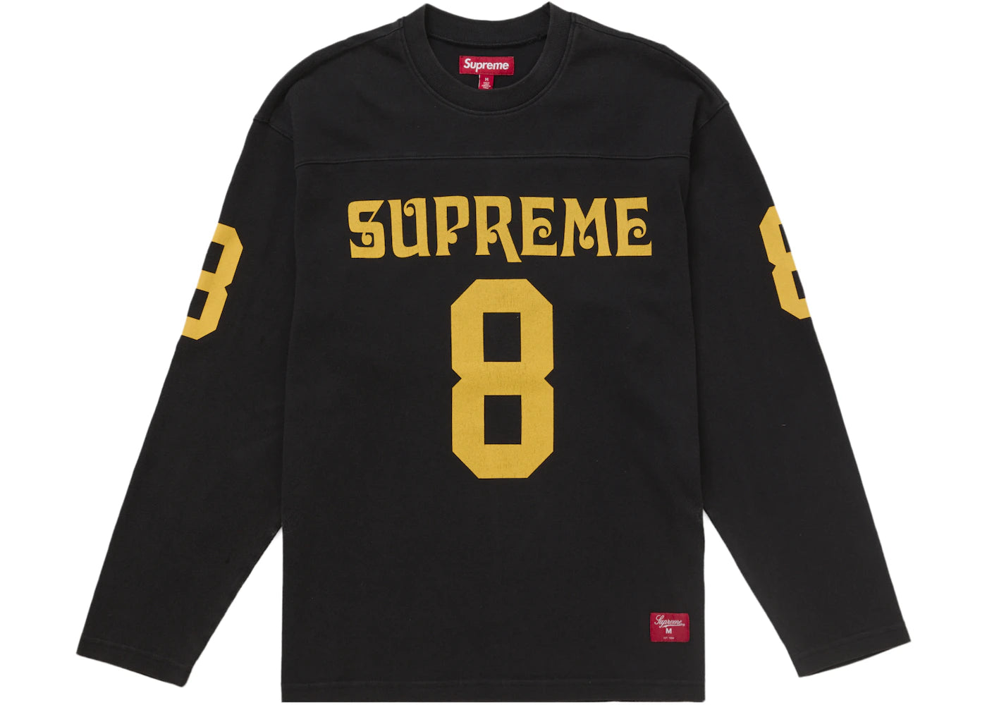 Supreme Affiliated L/S Football Top Black -1