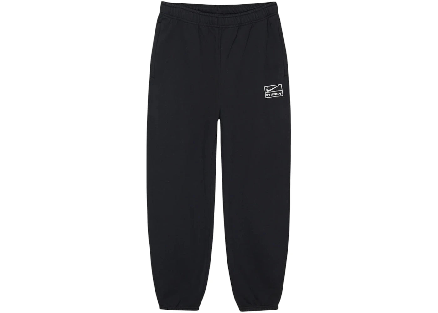 Stussy x Nike Stone Washed Fleece Pant (FW25) Black -1