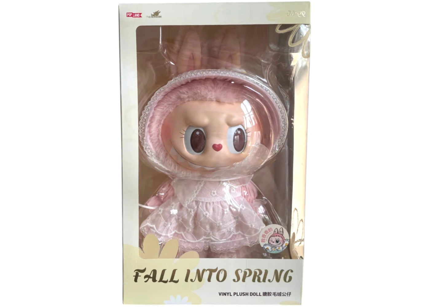 Pop Mart Labubu Mokoko Fall Into Spring Vinyl Plush Doll -1
