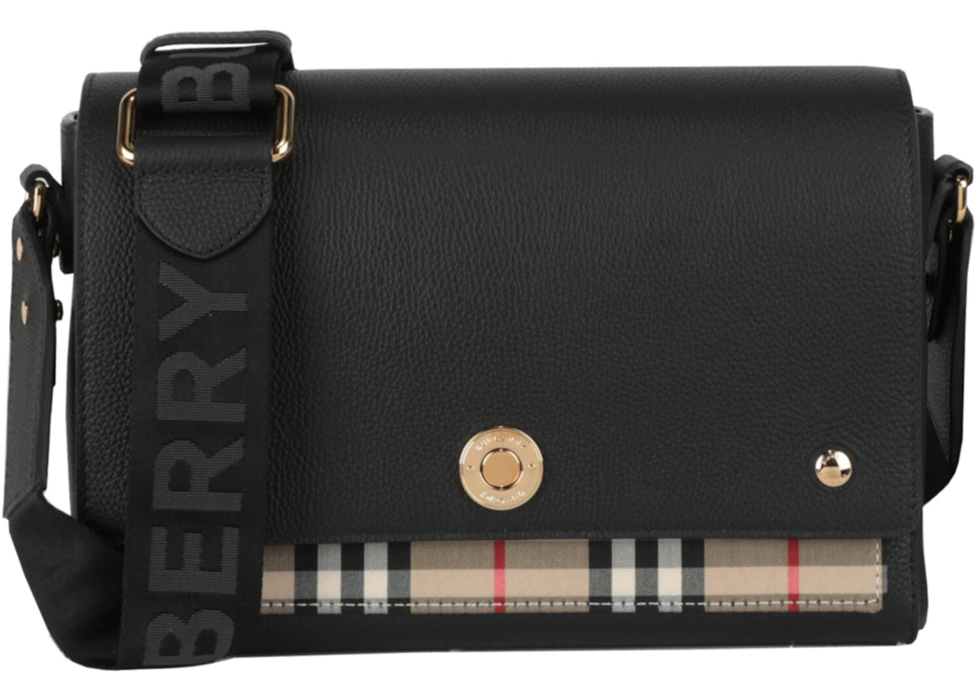 Burberry Medium Note Bag Black -1