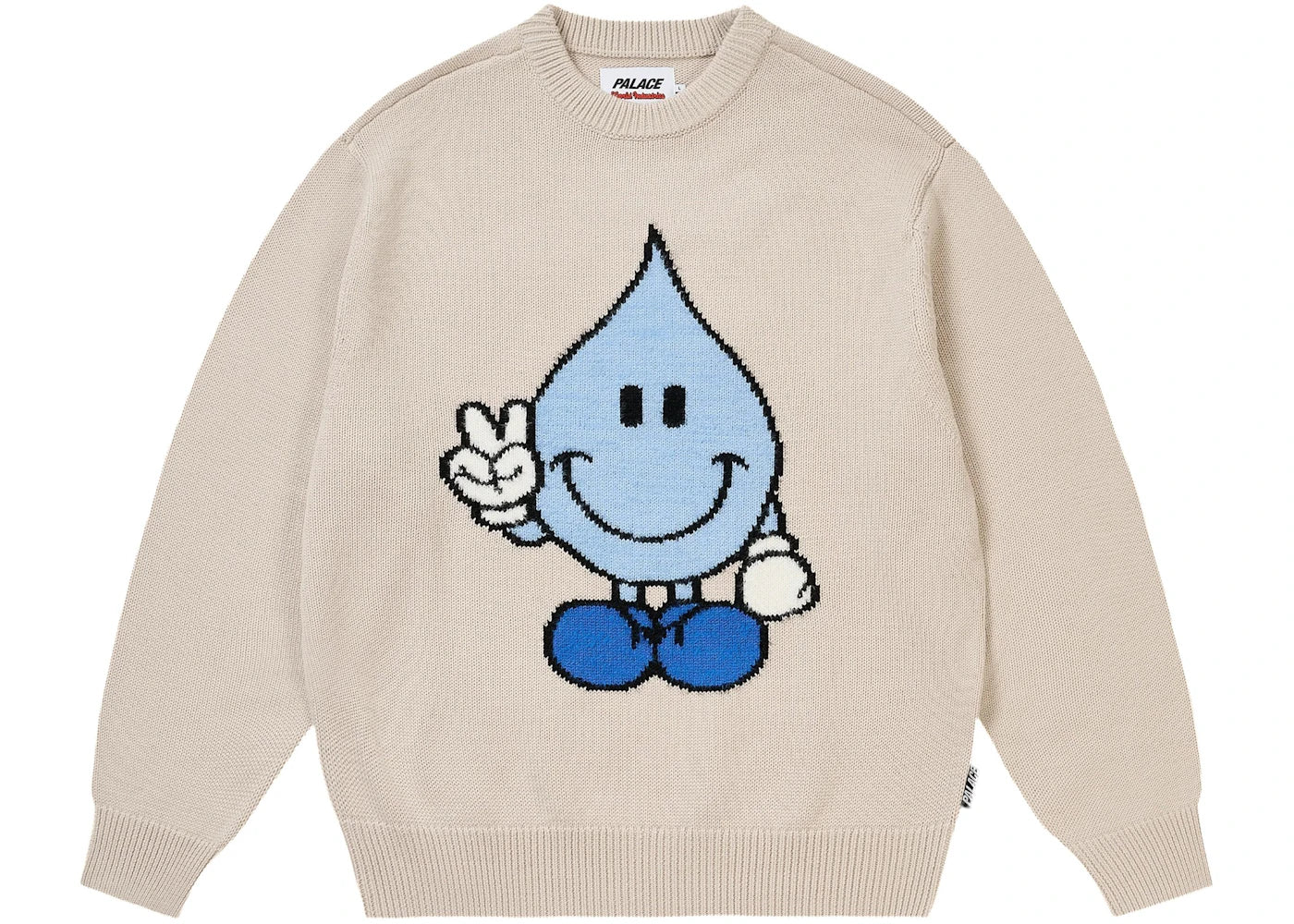 Palace x World Industries Knit Off White -1