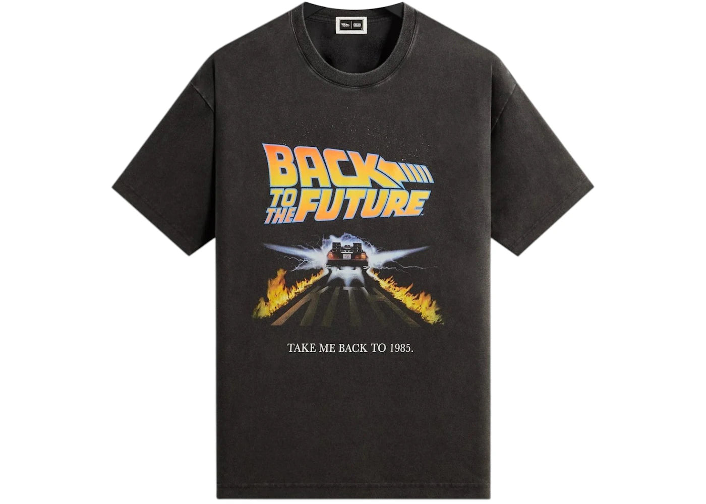 Kith x Back to the Future Back to 1985 Vintage Tee Black -1