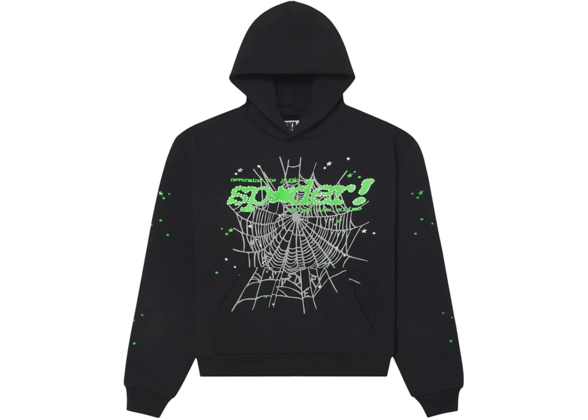Sp5der Punk V2 Hoodie Black -1