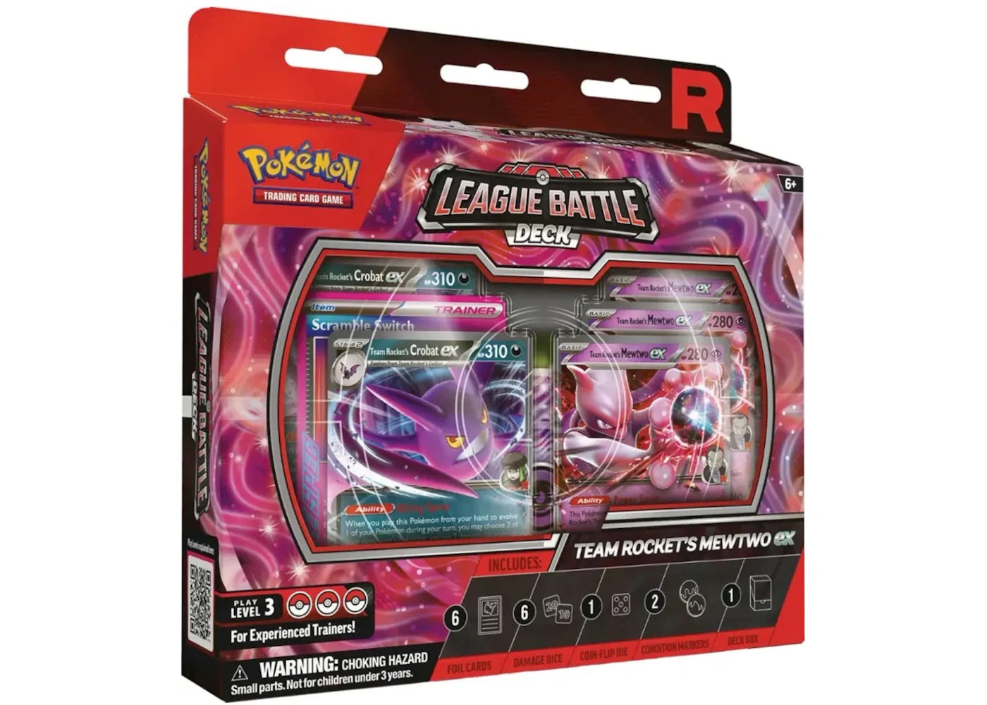 2025 Pokémon Team Rocket Mewtwo ex League Battle Deck Box -1
