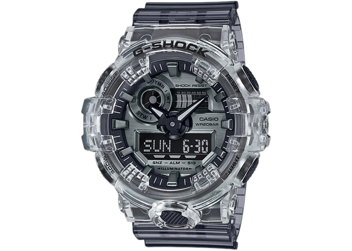 Casio G-Shock GA-700SK-1A (Grey) -1